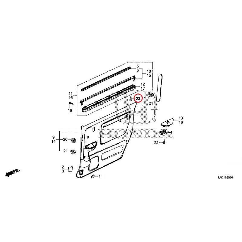 [NEW] JDM HONDA STEP WGN SPADA RP5 2020 Sliding Door Lining GENUINE OEM - Image 26