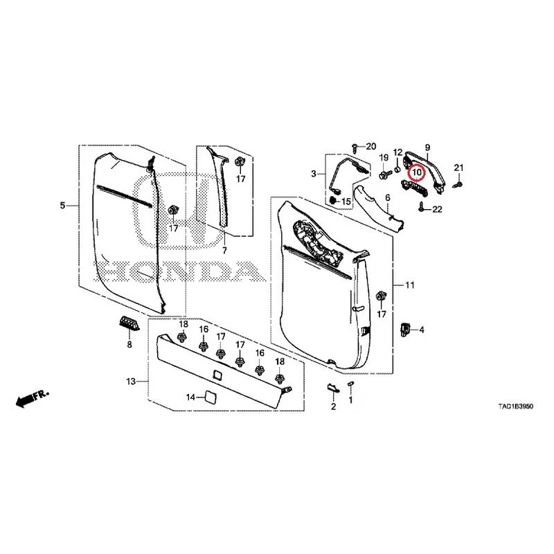 [NEW] JDM HONDA STEP WGN SPADA RP5 2020 Tailgate Lining (1) GENUINE OEM - Image 11