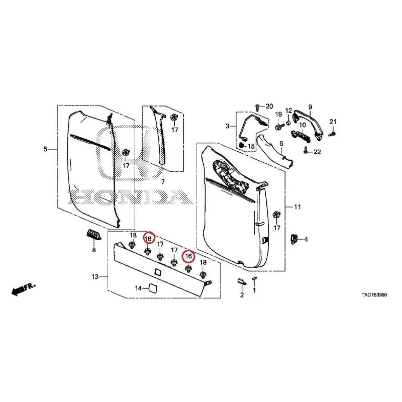 [NEW] JDM HONDA STEP WGN SPADA RP5 2020 Tailgate Lining (1) GENUINE OEM - Image 17