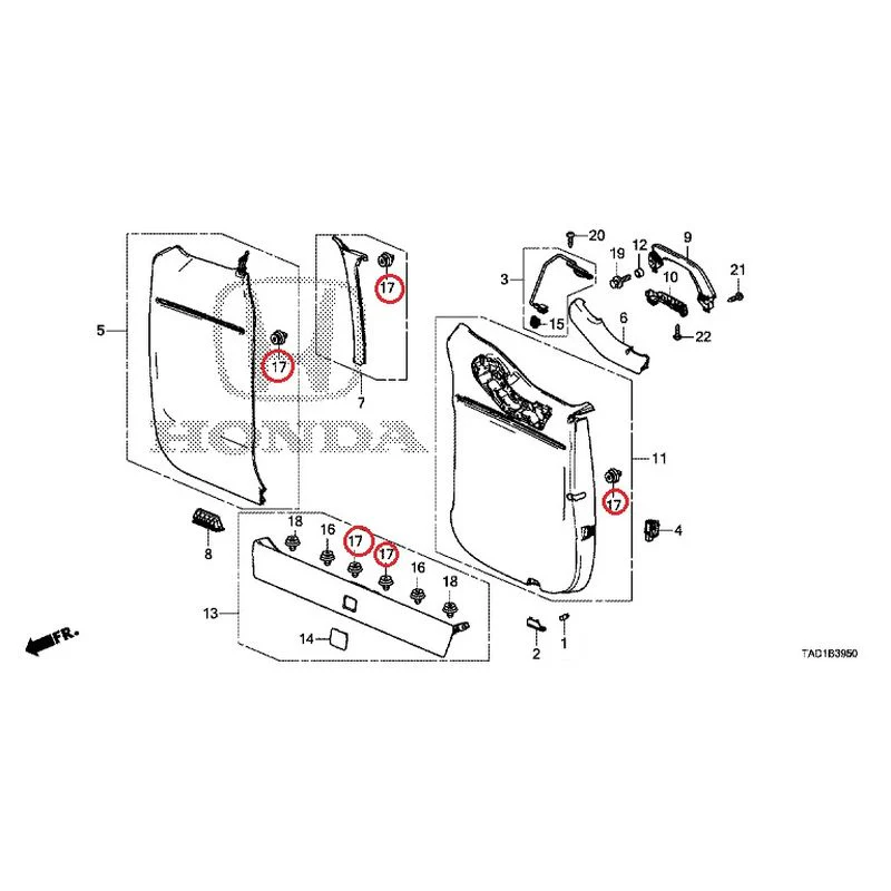 [NEW] JDM HONDA STEP WGN SPADA RP5 2020 Tailgate Lining (1) GENUINE OEM - Image 18