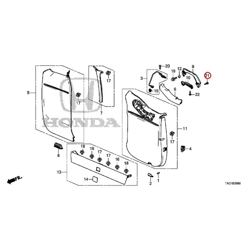 [NEW] JDM HONDA STEP WGN SPADA RP5 2020 Tailgate Lining (1) GENUINE OEM - Image 22