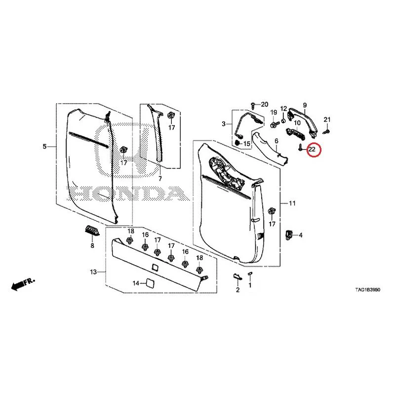 [NEW] JDM HONDA STEP WGN SPADA RP5 2020 Tailgate Lining (1) GENUINE OEM - Image 23