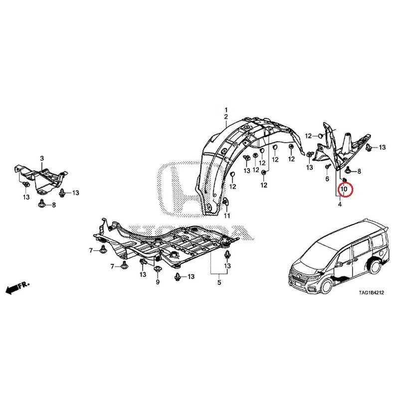 [NEW] JDM HONDA STEP WGN SPADA RP5 2020 Undercover GENUINE OEM - Image 11