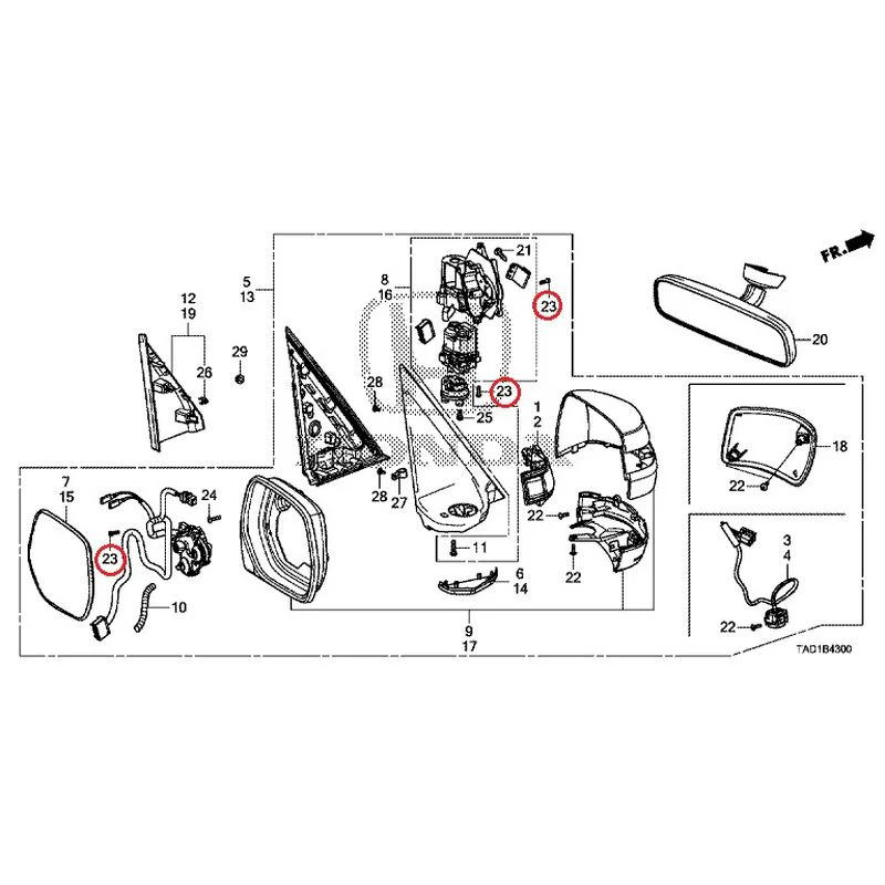 [NEW] JDM HONDA STEP WGN SPADA RP5 2020 Mirrors GENUINE OEM - Image 107