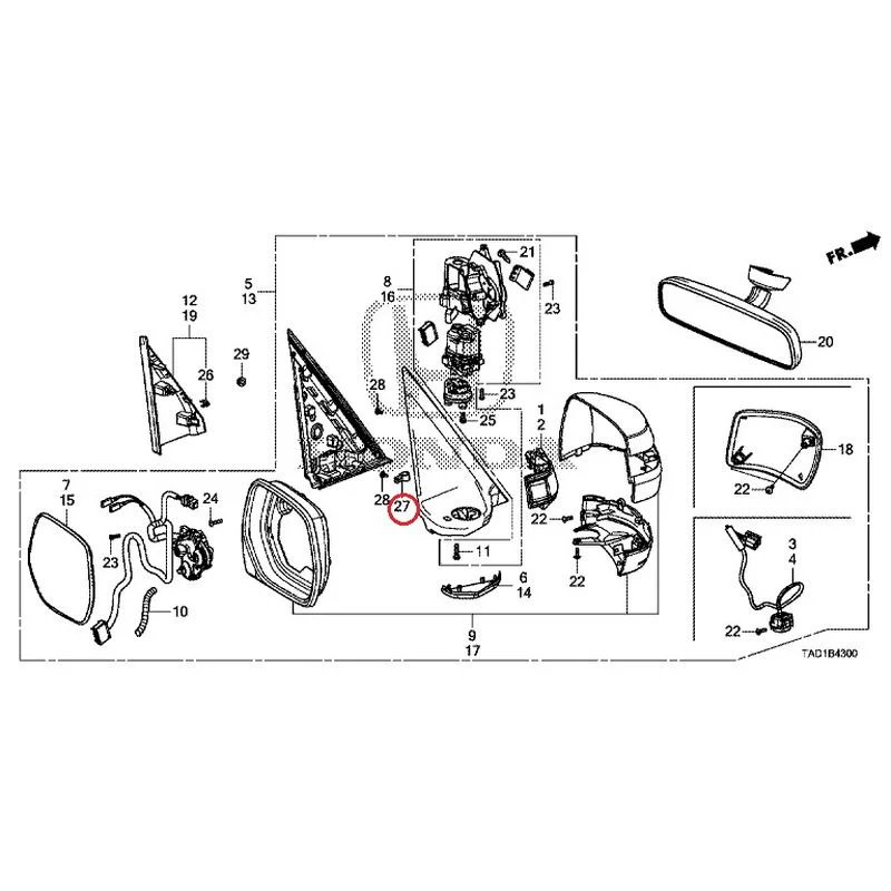 [NEW] JDM HONDA STEP WGN SPADA RP5 2020 Mirrors GENUINE OEM - Image 111