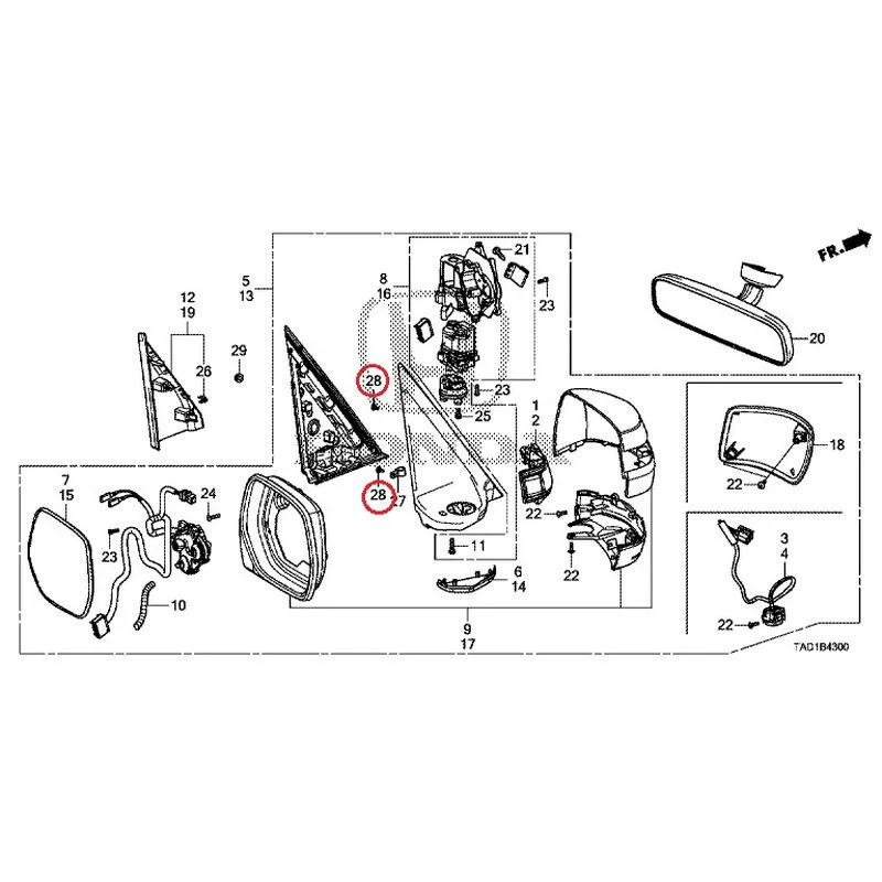 [NEW] JDM HONDA STEP WGN SPADA RP5 2020 Mirrors GENUINE OEM - Image 112