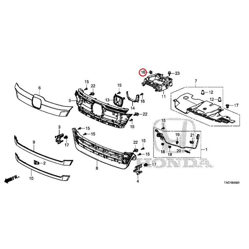 [NEW] JDM HONDA STEP WGN SPADA RP5 2020 Front Grill (2) GENUINE OEM - Image 17