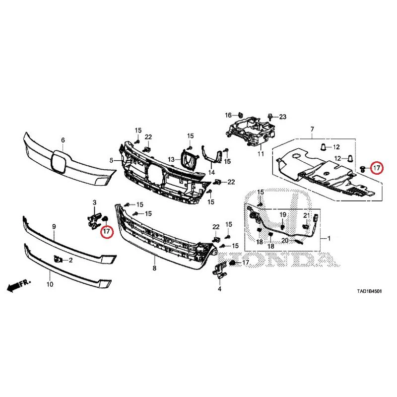 [NEW] JDM HONDA STEP WGN SPADA RP5 2020 Front Grill (2) GENUINE OEM - Image 18