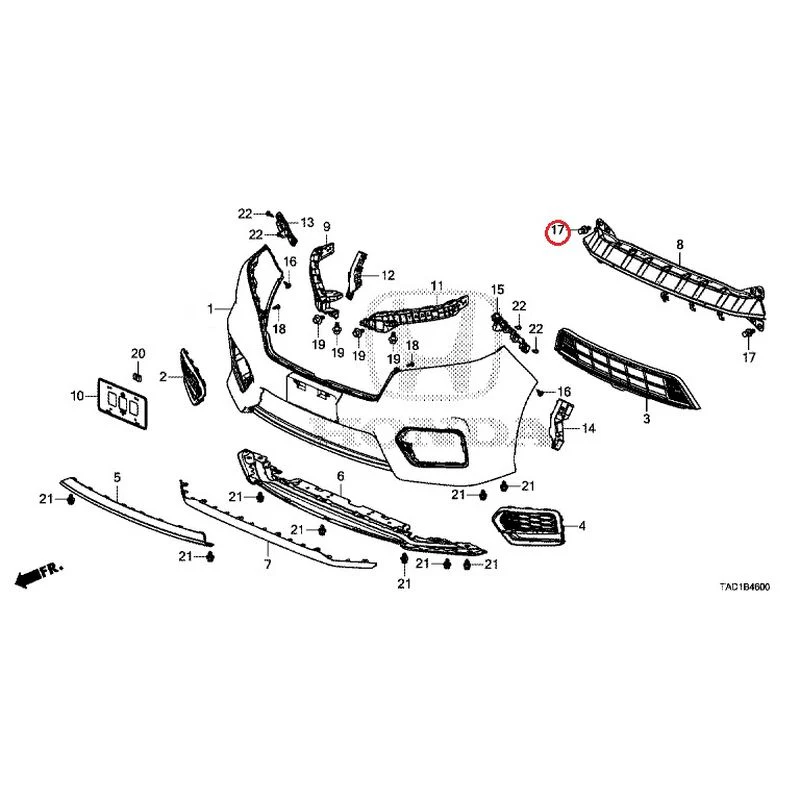 [NEW] JDM HONDA STEP WGN SPADA RP5 2020 Front Bumper GENUINE OEM - Image 24