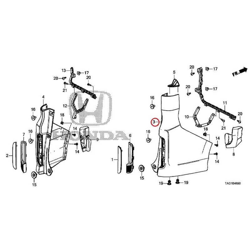[NEW] JDM HONDA STEP WGN SPADA RP5 2020 Rear Bumper GENUINE OEM - Image 10