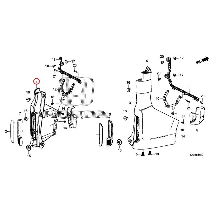 [NEW] JDM HONDA STEP WGN SPADA RP5 2020 Rear Bumper GENUINE OEM - Image 12