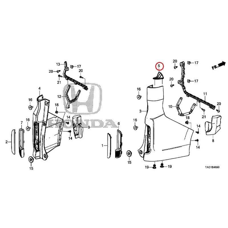 [NEW] JDM HONDA STEP WGN SPADA RP5 2020 Rear Bumper GENUINE OEM - Image 18