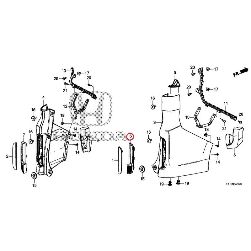 [NEW] JDM HONDA STEP WGN SPADA RP5 2020 Rear Bumper GENUINE OEM - Image 19
