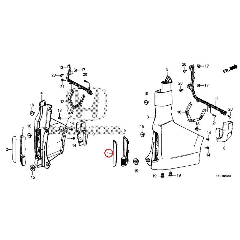 [NEW] JDM HONDA STEP WGN SPADA RP5 2020 Rear Bumper GENUINE OEM - Image 2