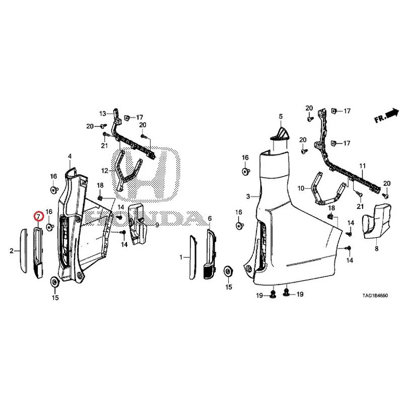 [NEW] JDM HONDA STEP WGN SPADA RP5 2020 Rear Bumper GENUINE OEM - Image 20