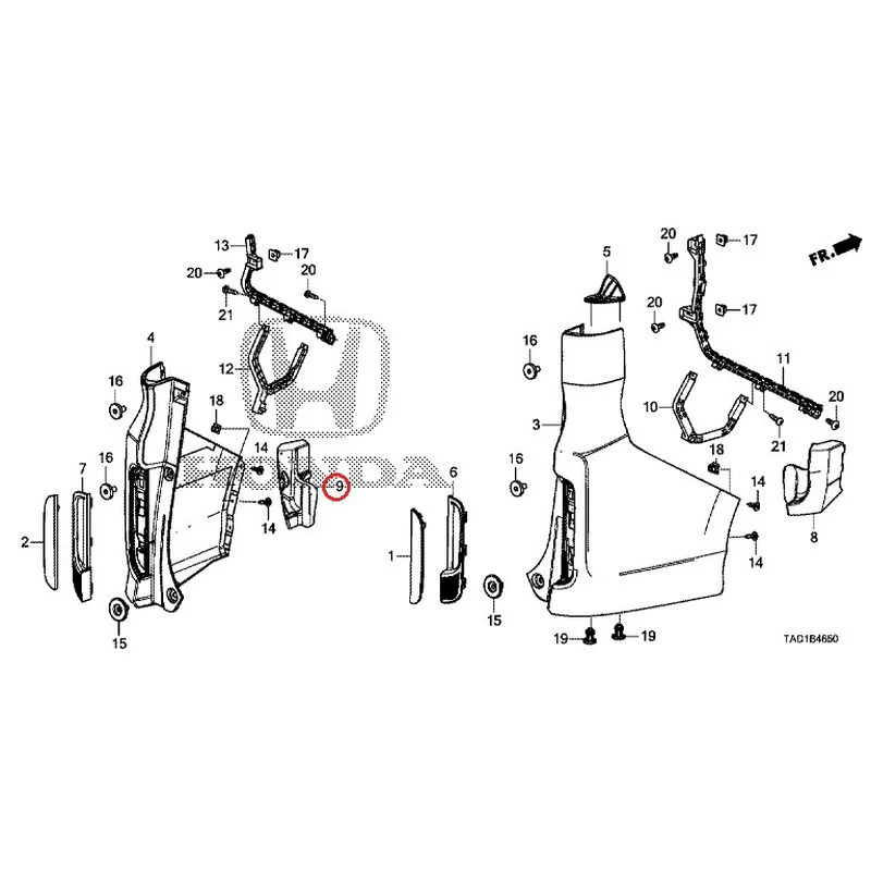 [NEW] JDM HONDA STEP WGN SPADA RP5 2020 Rear Bumper GENUINE OEM - Image 22