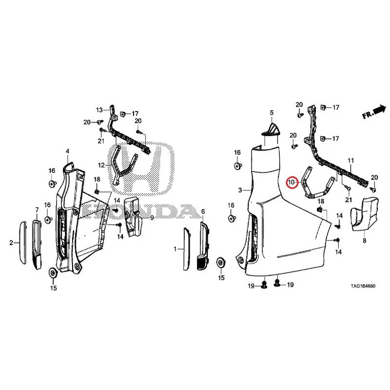 [NEW] JDM HONDA STEP WGN SPADA RP5 2020 Rear Bumper GENUINE OEM - Image 23