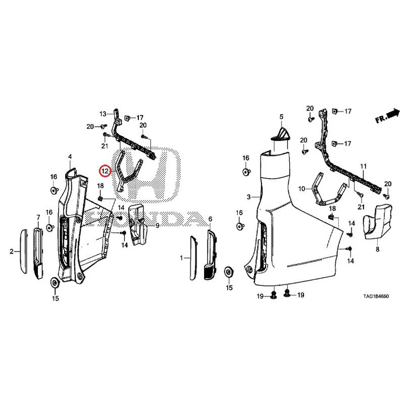 [NEW] JDM HONDA STEP WGN SPADA RP5 2020 Rear Bumper GENUINE OEM - Image 25