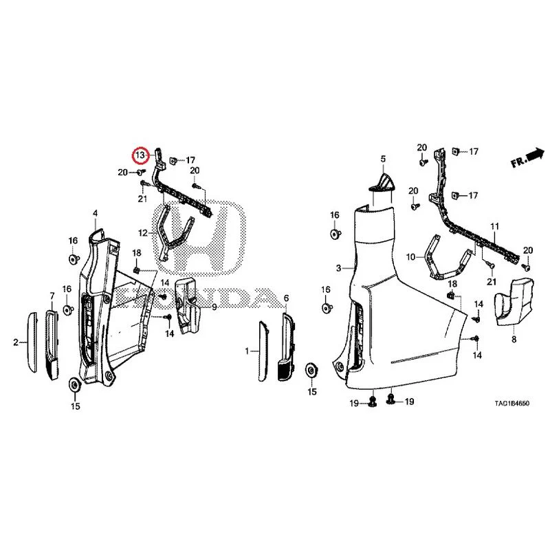 [NEW] JDM HONDA STEP WGN SPADA RP5 2020 Rear Bumper GENUINE OEM - Image 26