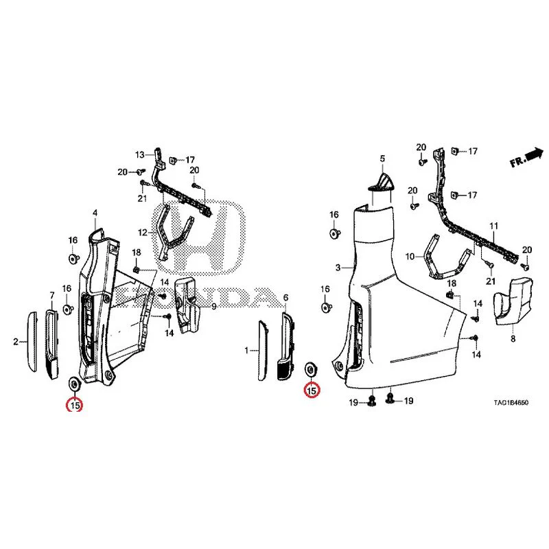 [NEW] JDM HONDA STEP WGN SPADA RP5 2020 Rear Bumper GENUINE OEM - Image 28