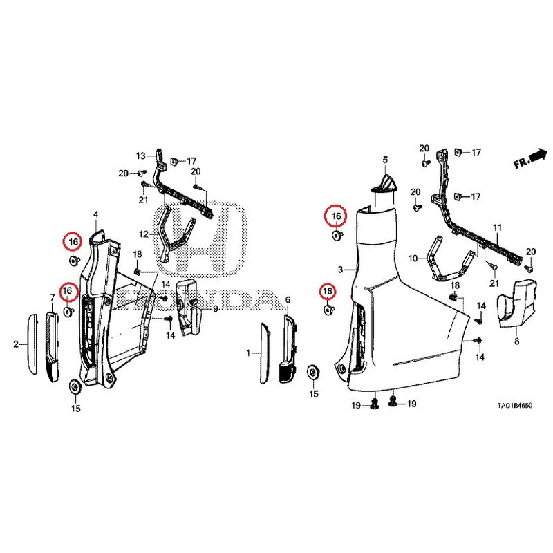 [NEW] JDM HONDA STEP WGN SPADA RP5 2020 Rear Bumper GENUINE OEM - Image 29