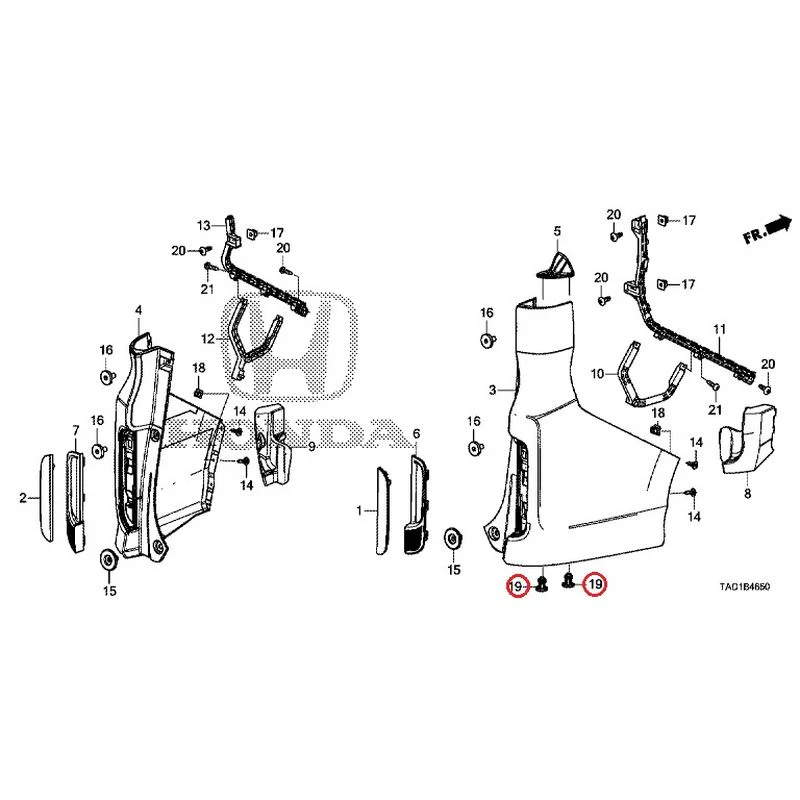 [NEW] JDM HONDA STEP WGN SPADA RP5 2020 Rear Bumper GENUINE OEM - Image 32
