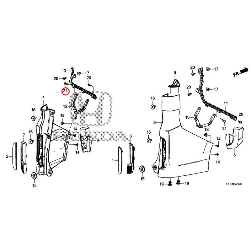 [NEW] JDM HONDA STEP WGN SPADA RP5 2020 Rear Bumper GENUINE OEM - Image 34