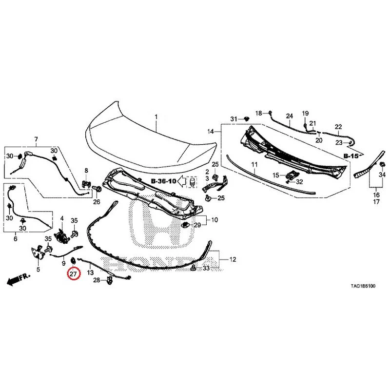 [NEW] JDM HONDA STEP WGN SPADA RP5 2020 Hood GENUINE OEM - Image 28