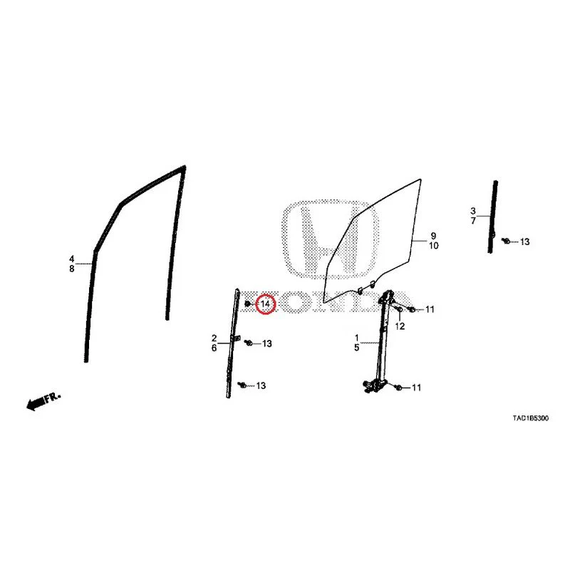[NEW] JDM HONDA STEP WGN SPADA RP5 2020 Front Door Glass/Regulator GENUINE OEM - Image 15