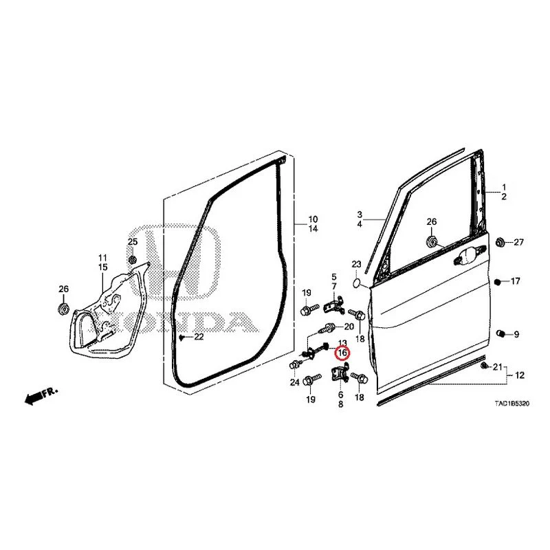 [NEW] JDM HONDA STEP WGN SPADA RP5 2020 Front Door Panel GENUINE OEM - Image 17