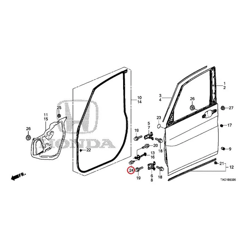 [NEW] JDM HONDA STEP WGN SPADA RP5 2020 Front Door Panel GENUINE OEM - Image 26