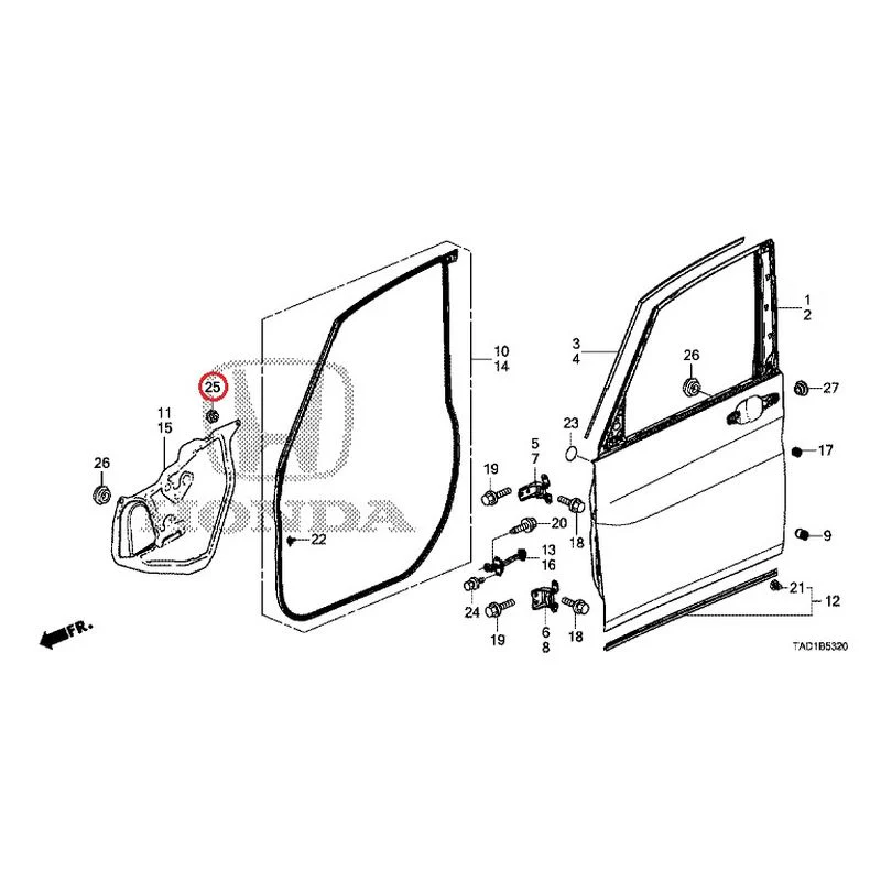 [NEW] JDM HONDA STEP WGN SPADA RP5 2020 Front Door Panel GENUINE OEM - Image 27