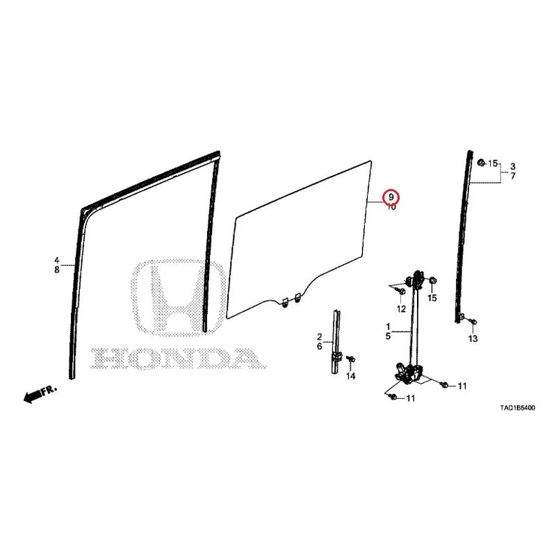 [NEW] JDM HONDA STEP WGN SPADA RP5 2020 Sliding Door Glass/Regulator GENUINE OEM - Image 10
