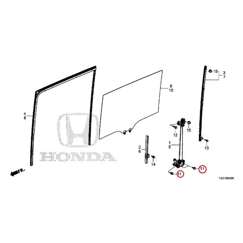 [NEW] JDM HONDA STEP WGN SPADA RP5 2020 Sliding Door Glass/Regulator GENUINE OEM - Image 12
