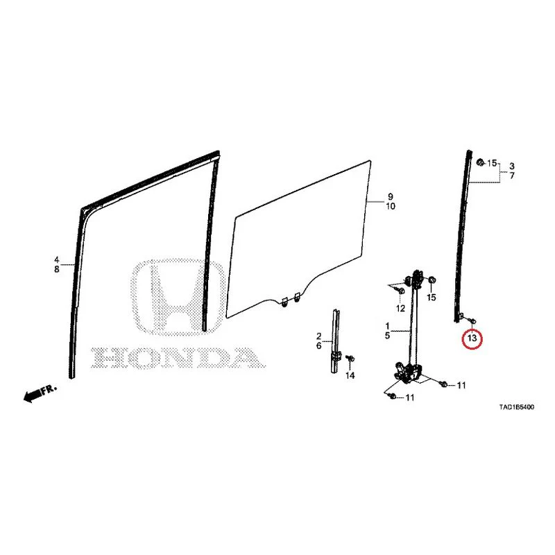 [NEW] JDM HONDA STEP WGN SPADA RP5 2020 Sliding Door Glass/Regulator GENUINE OEM - Image 15