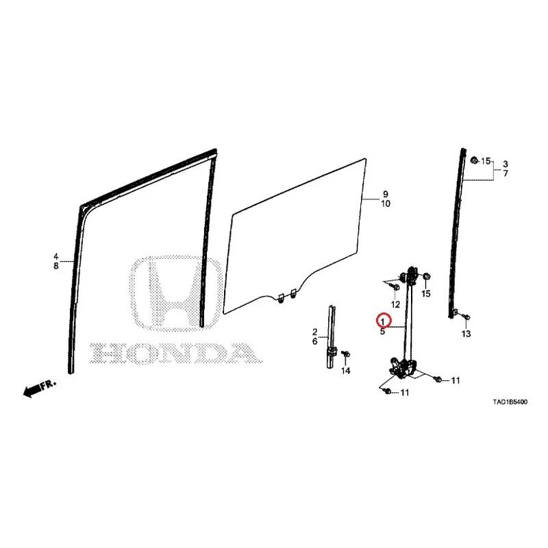 [NEW] JDM HONDA STEP WGN SPADA RP5 2020 Sliding Door Glass/Regulator GENUINE OEM - Image 2