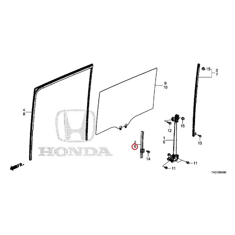 [NEW] JDM HONDA STEP WGN SPADA RP5 2020 Sliding Door Glass/Regulator GENUINE OEM - Image 7