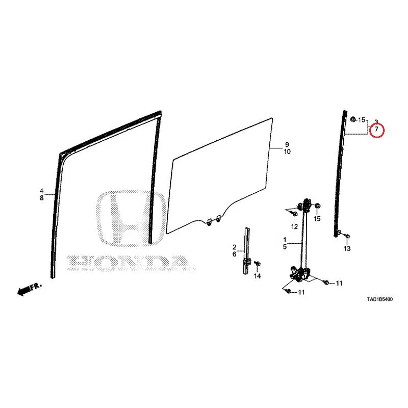 [NEW] JDM HONDA STEP WGN SPADA RP5 2020 Sliding Door Glass/Regulator GENUINE OEM - Image 8