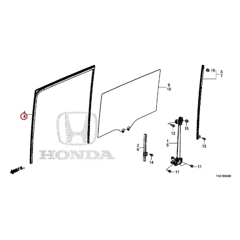[NEW] JDM HONDA STEP WGN SPADA RP5 2020 Sliding Door Glass/Regulator GENUINE OEM - Image 9