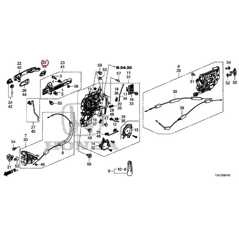 [NEW] JDM HONDA STEP WGN SPADA RP5 2020 Sliding Door Lock/Outer Handle GENUINE OEM - Image 26