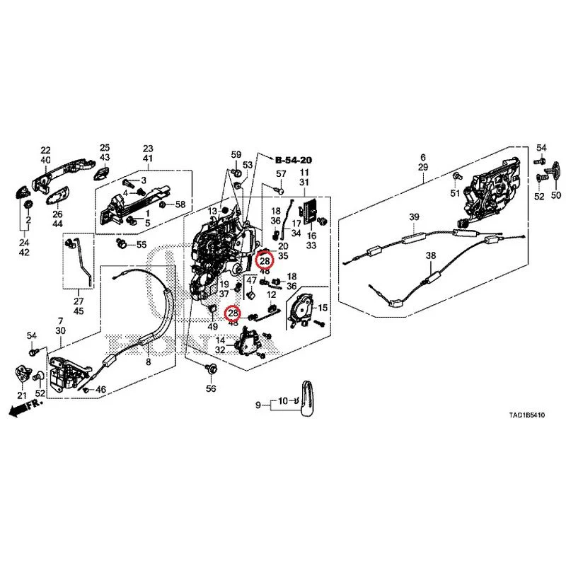 [NEW] JDM HONDA STEP WGN SPADA RP5 2020 Sliding Door Lock/Outer Handle GENUINE OEM - Image 29