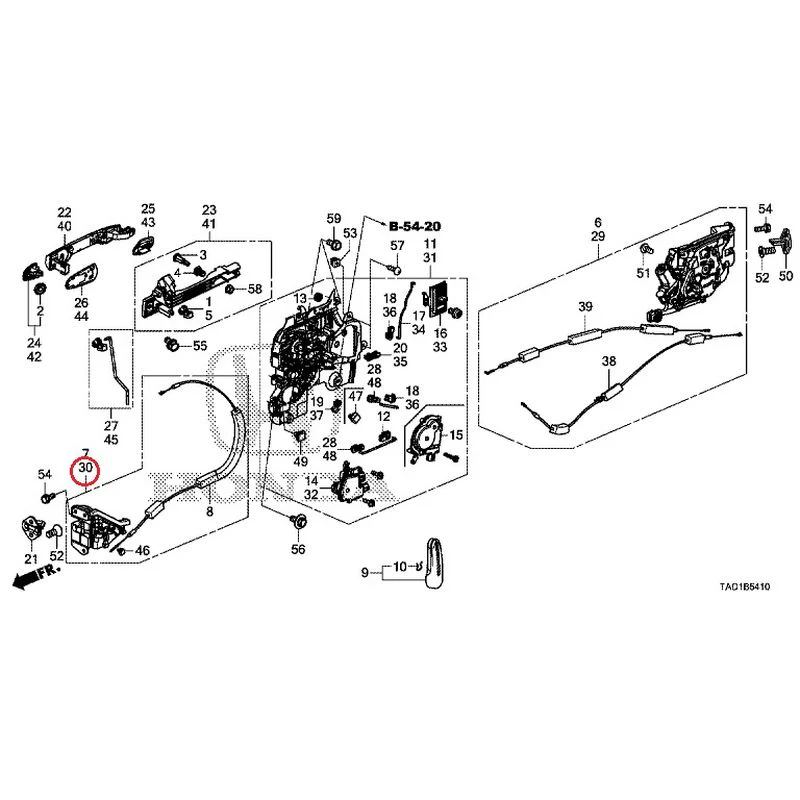 [NEW] JDM HONDA STEP WGN SPADA RP5 2020 Sliding Door Lock/Outer Handle GENUINE OEM - Image 31