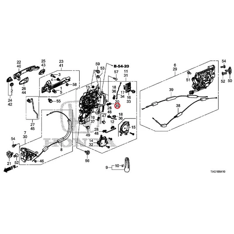 [NEW] JDM HONDA STEP WGN SPADA RP5 2020 Sliding Door Lock/Outer Handle GENUINE OEM - Image 36