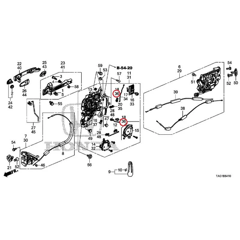 [NEW] JDM HONDA STEP WGN SPADA RP5 2020 Sliding Door Lock/Outer Handle GENUINE OEM - Image 37