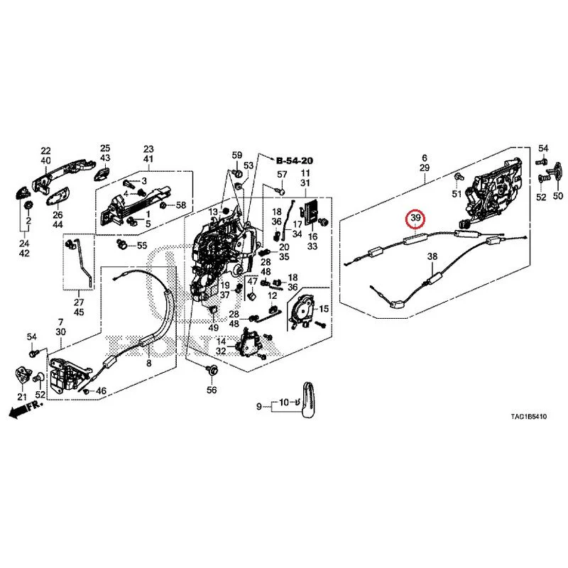 [NEW] JDM HONDA STEP WGN SPADA RP5 2020 Sliding Door Lock/Outer Handle GENUINE OEM - Image 40