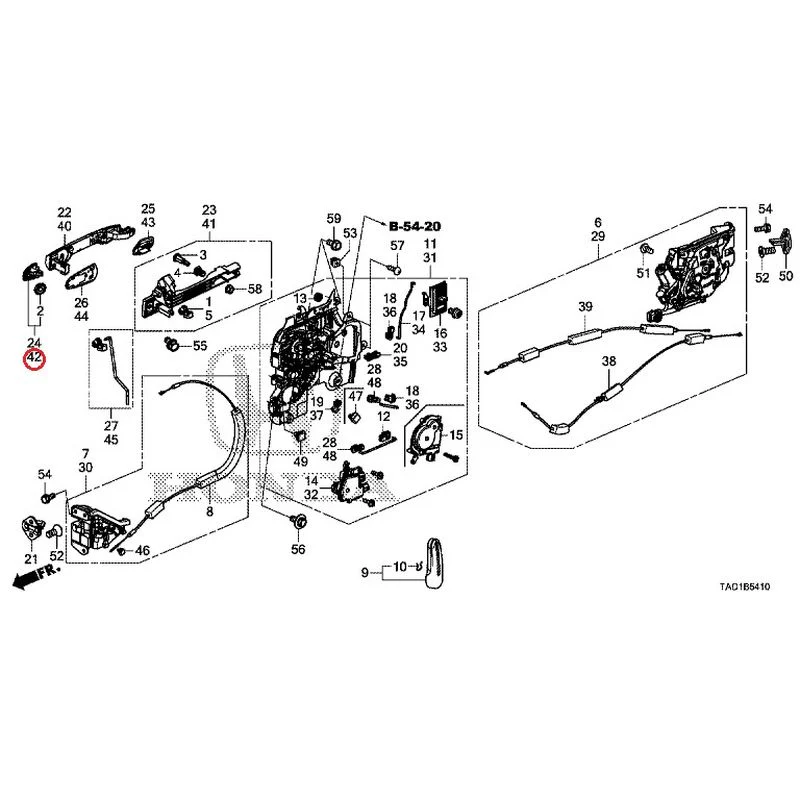 [NEW] JDM HONDA STEP WGN SPADA RP5 2020 Sliding Door Lock/Outer Handle GENUINE OEM - Image 43
