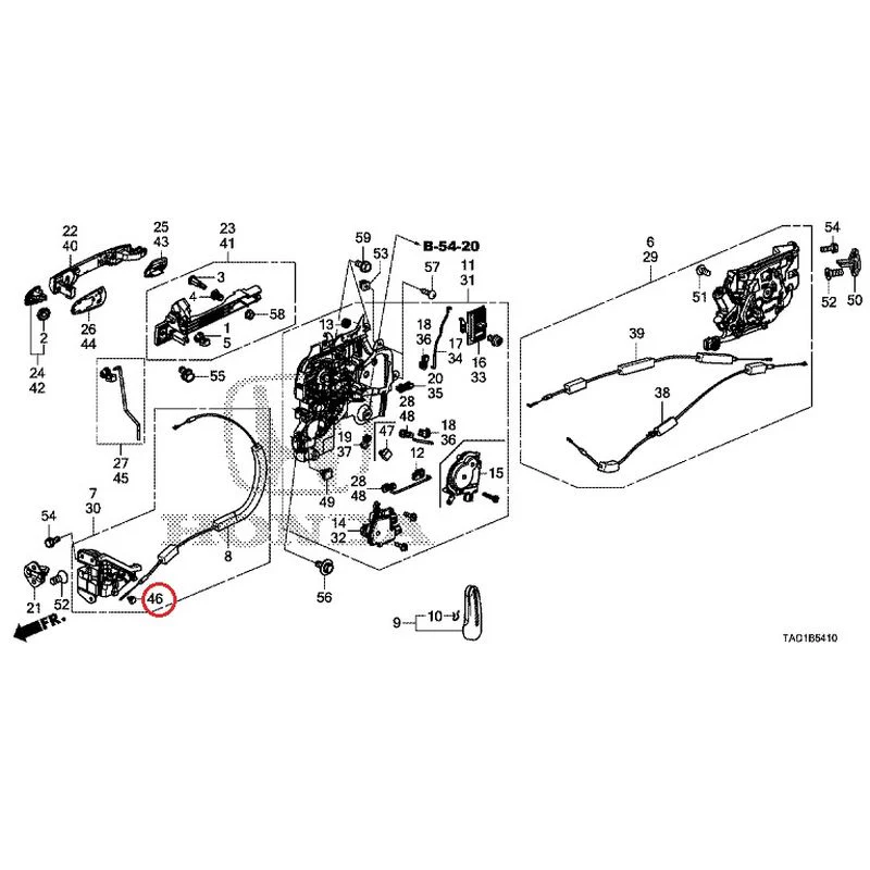 [NEW] JDM HONDA STEP WGN SPADA RP5 2020 Sliding Door Lock/Outer Handle GENUINE OEM - Image 47