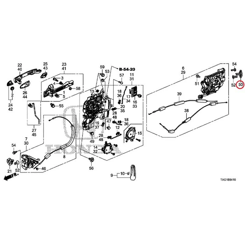 [NEW] JDM HONDA STEP WGN SPADA RP5 2020 Sliding Door Lock/Outer Handle GENUINE OEM - Image 50