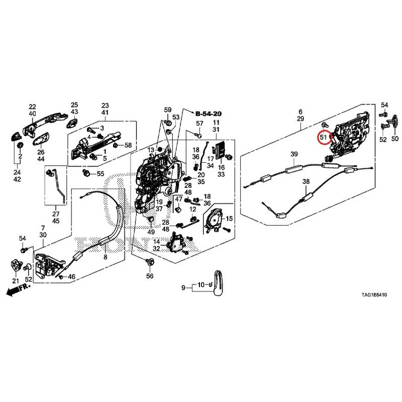 [NEW] JDM HONDA STEP WGN SPADA RP5 2020 Sliding Door Lock/Outer Handle GENUINE OEM - Image 51