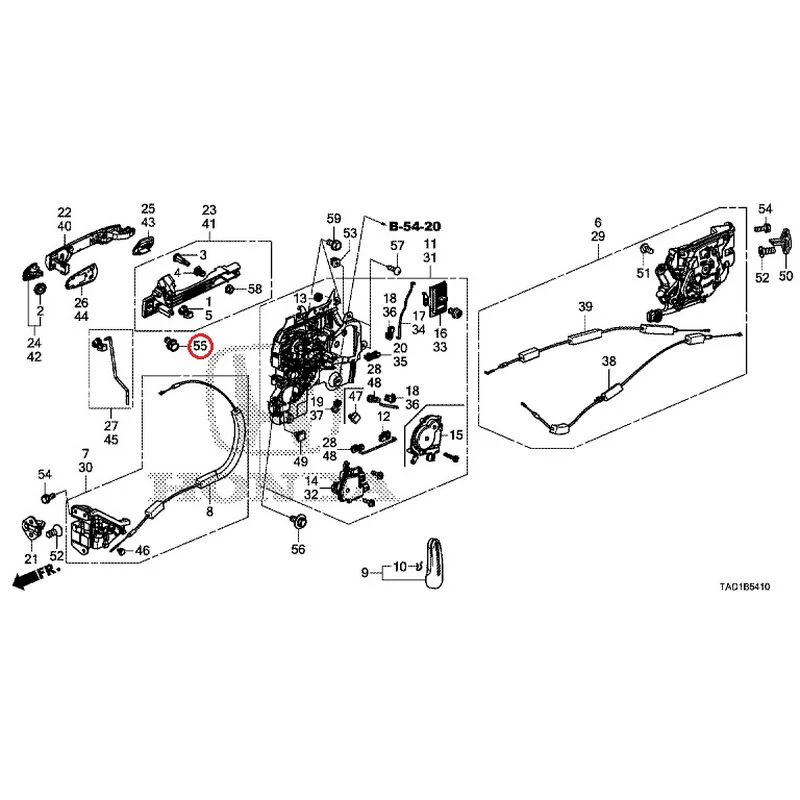 [NEW] JDM HONDA STEP WGN SPADA RP5 2020 Sliding Door Lock/Outer Handle GENUINE OEM - Image 55